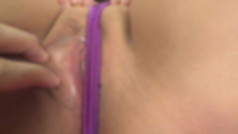 【着エロ個人撮影会】＜パイパン爆乳ボインボイン*＞極細パンティおまんこ食い込みすぎて大陰唇&乳輪ハミ出し〜！ピンク膣奥クッパァ〜で丸見え〜