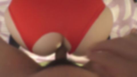【初中出し】＜Gカップ＞爆乳メイド喫茶店員(**18)無毛マンコに受精懇願♥赤ブルマで恥らいながらもイヤラシイ喘ぎ声出してピックピク痙攣【特典つき】