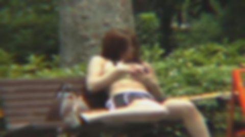 爆乳Hカップお*さんの野外露出オナニー♥公園で野外着替え露出！ドキドキのスリル満点で興奮昇天！！