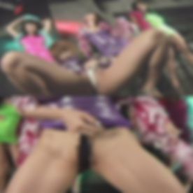 【（18禁）撮影会イベントハプニング】超SSS級美巨乳限定❤ボディコンTバック着衣♪集団エロ乱痴気ダンスｗパンティまんこにグイグイくいこみ挑発！おっぱい＆マン毛ビラビラはみ出し！超アップ長回し！特典付