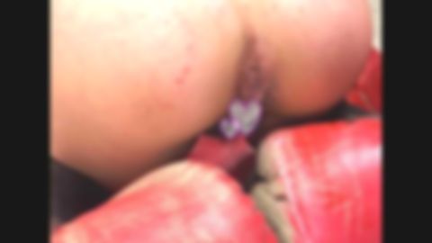 【無】プレミアム生ア○ルファック⑨爆乳M女のスパンキングケツ性交