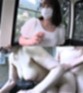 【個撮・露出性交】【ロープウェイでフェラ＆ファック】〈爆乳エロ妻〉一泊二日の温泉旅行でデカ尻スケベ乳輪な好色熟女とパコパコ撮影！