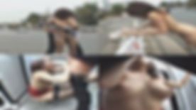 【全裸限界露出】【過激公然ワイセツ】〈爆乳Fカップ妻〉街中素っ裸で道行く人も二度見！変態妻が野外セックスでオマンコぐっちょり！！