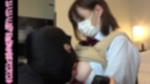 #11 前編：顔出しせーふくIカップムスメわかなちゃんの爆乳舐め吸い＆フェラ