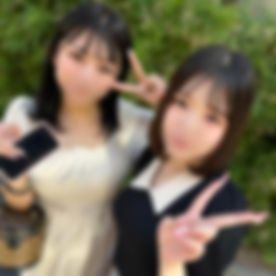 【逆3P】あゆちゃんと爆乳の同級生。酔っぱらった2人にチンコは好き放題される。中出しは取り合いです。【無】