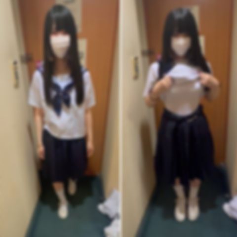 【初回限定版本編】【愛知県安城市出身】小柄で華奢な歌舞伎町新人メンエス、メンヘラ嬢も、セーラー脱ぐと爆乳　小さなお尻を振るわせて本気汁をおっさんにしつこいほど６９される姿は恥か栄光