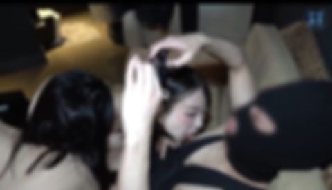 【4K高画質 × モザイク薄めテイスト】ハーフ×爆乳のW密着に骨抜き！「なんで2人ともそんな上手いの…？」3P**者続出ファイル＃01