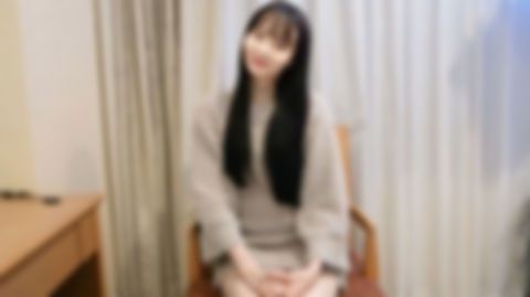 【無】(極)清楚系スレンダー美脚美女！ちょ～小顔でサラサラ美黒髪の人生初ゴックン⤴美し過ぎるビジュアに天然ヘアーも最高！ゴックン中だし　※特典高画質