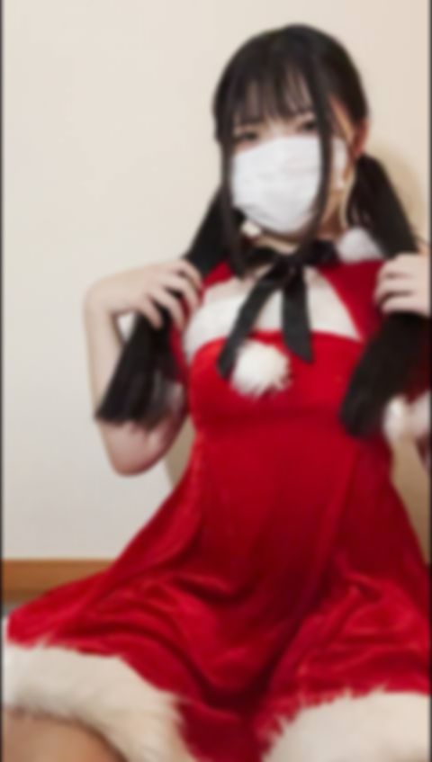 清楚かわいいぽっちゃりJD38 サンタコスでおもちゃを使って白目アヘ顔本気イキオナニー