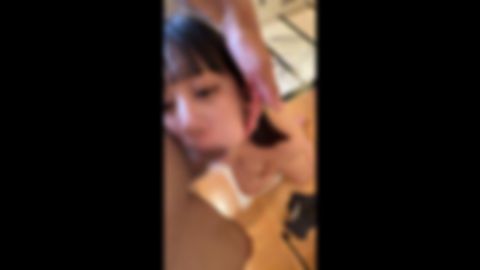 【無修正・フェラ抜き】ノーハンド吸いつきキツツキフェラでパイ射【２週間限】