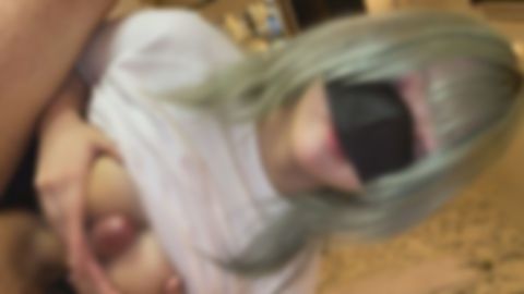 【個撮】爆乳・低身長・派手髪定時に通うダウナーギャル・ギャップ萌えな派手なオホ声でいきまくり中出しセックス