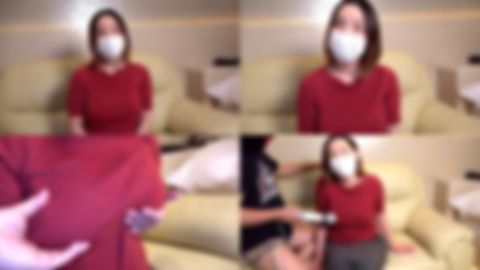 ★*乳★中出し★26歳の欲求不満な爆乳**さん☆マニアックな*乳プレイで大興奮♥久々の生ハメ中出しセックスでイキまくるドスケベ奥さま♥