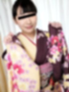 イキまくり振袖軟巨乳娘